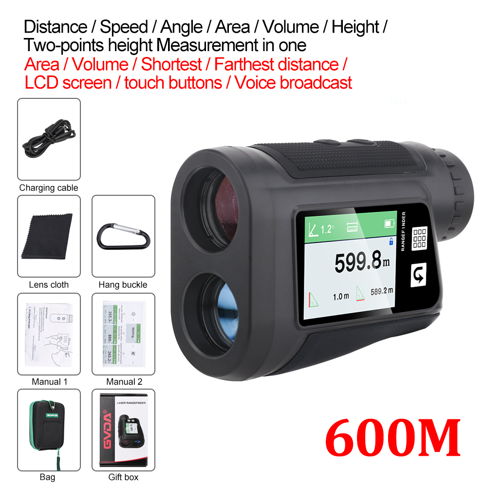 Rangefinder Laser Golf - Misuratore di Distanza Laser GVDA 6x