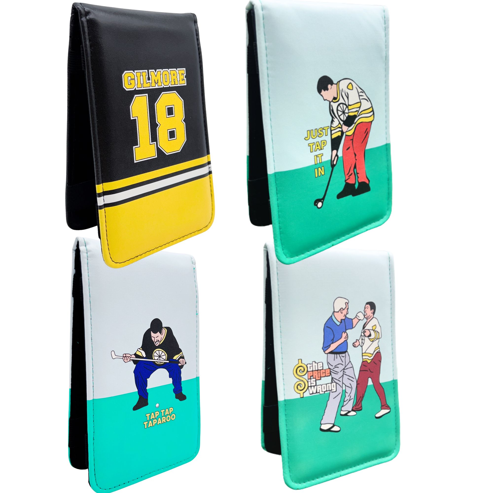 Golf Scorecard Holder - Porta-Scorecard da Golf con Copertina in