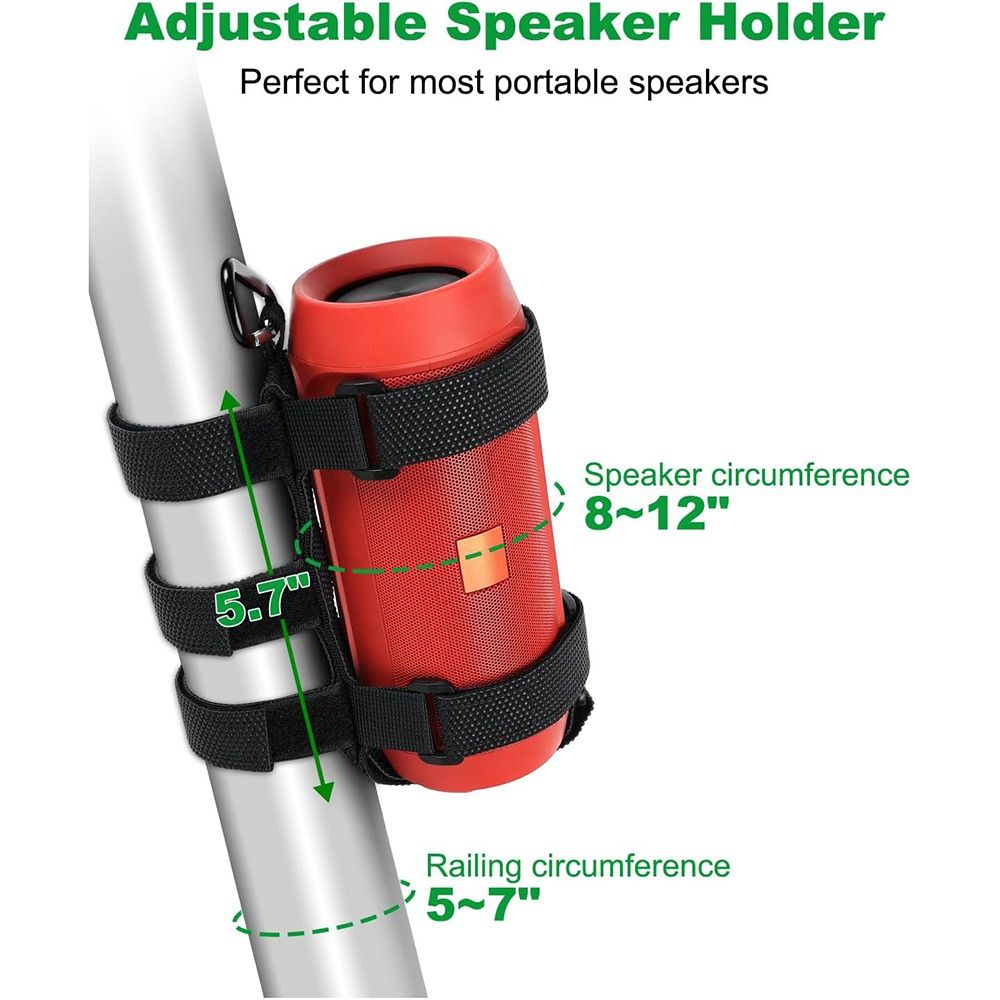 Golf Scorecard Holder - Supporto per altoparlante per bici/carrello da