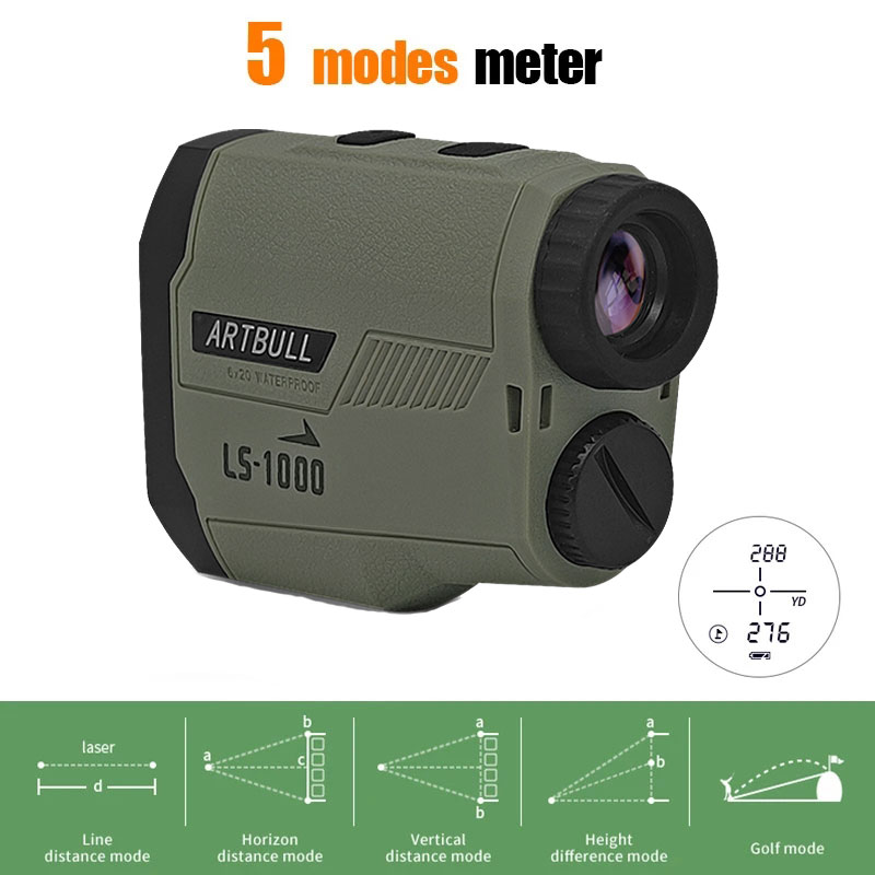 Telemetro laser ARTBULL da cac - Rangefinder Laser Golf recensione e prezzo